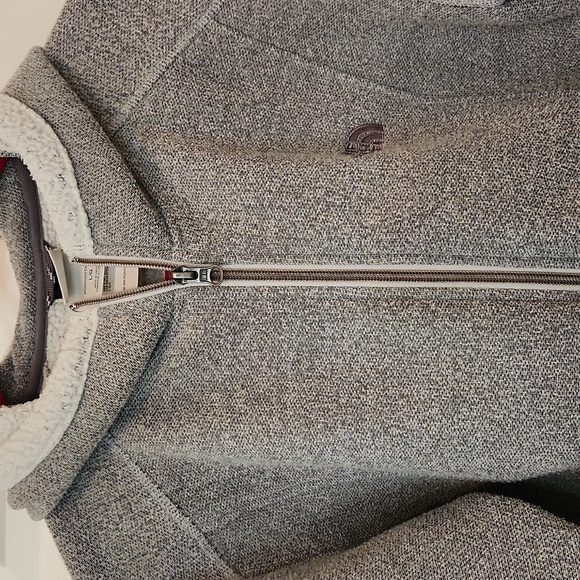 The North Face Heather Gray Teddy Jacket - Picture 7 of 9